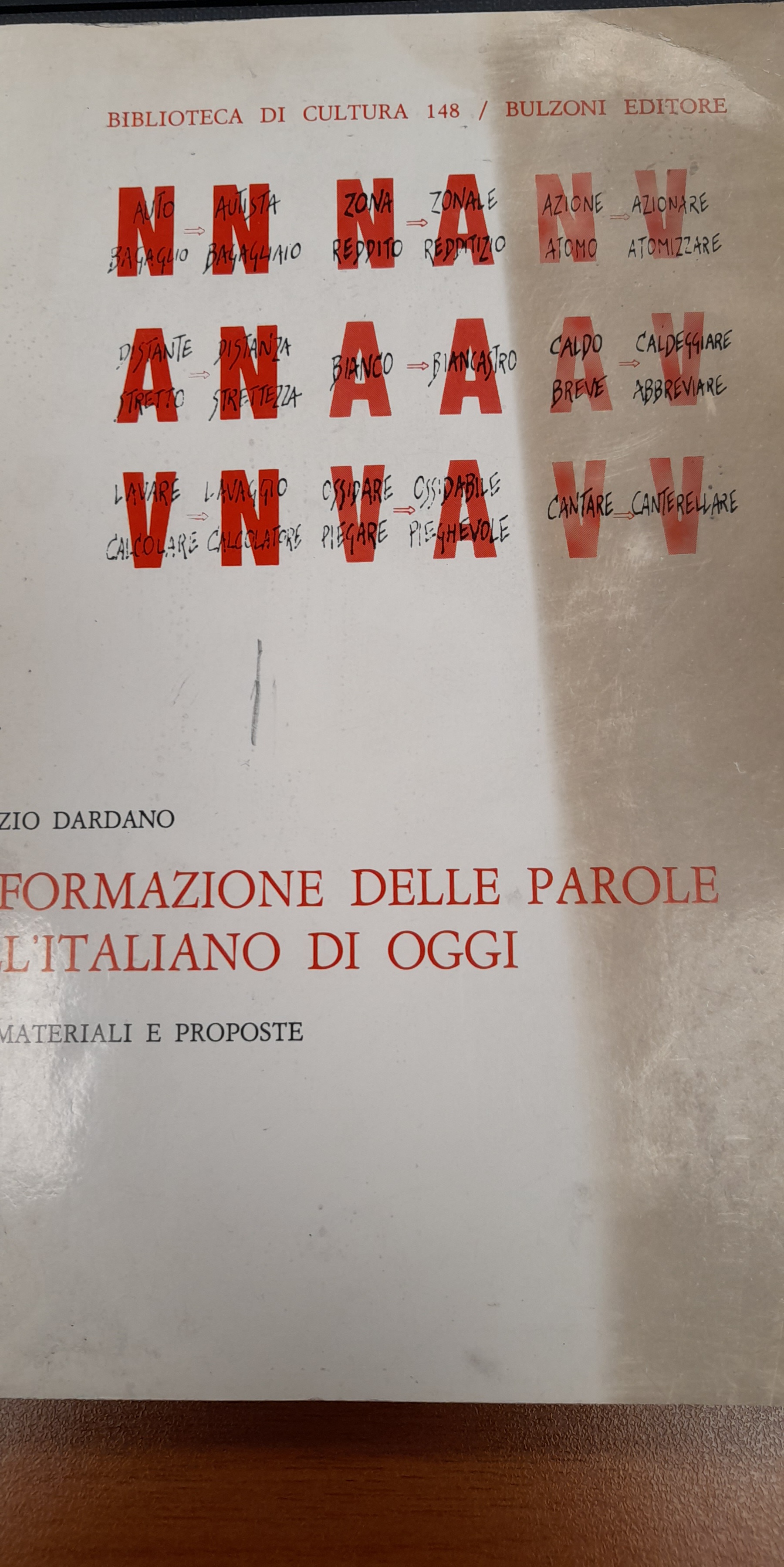 La formazione delle parole nell'italiano di oggi