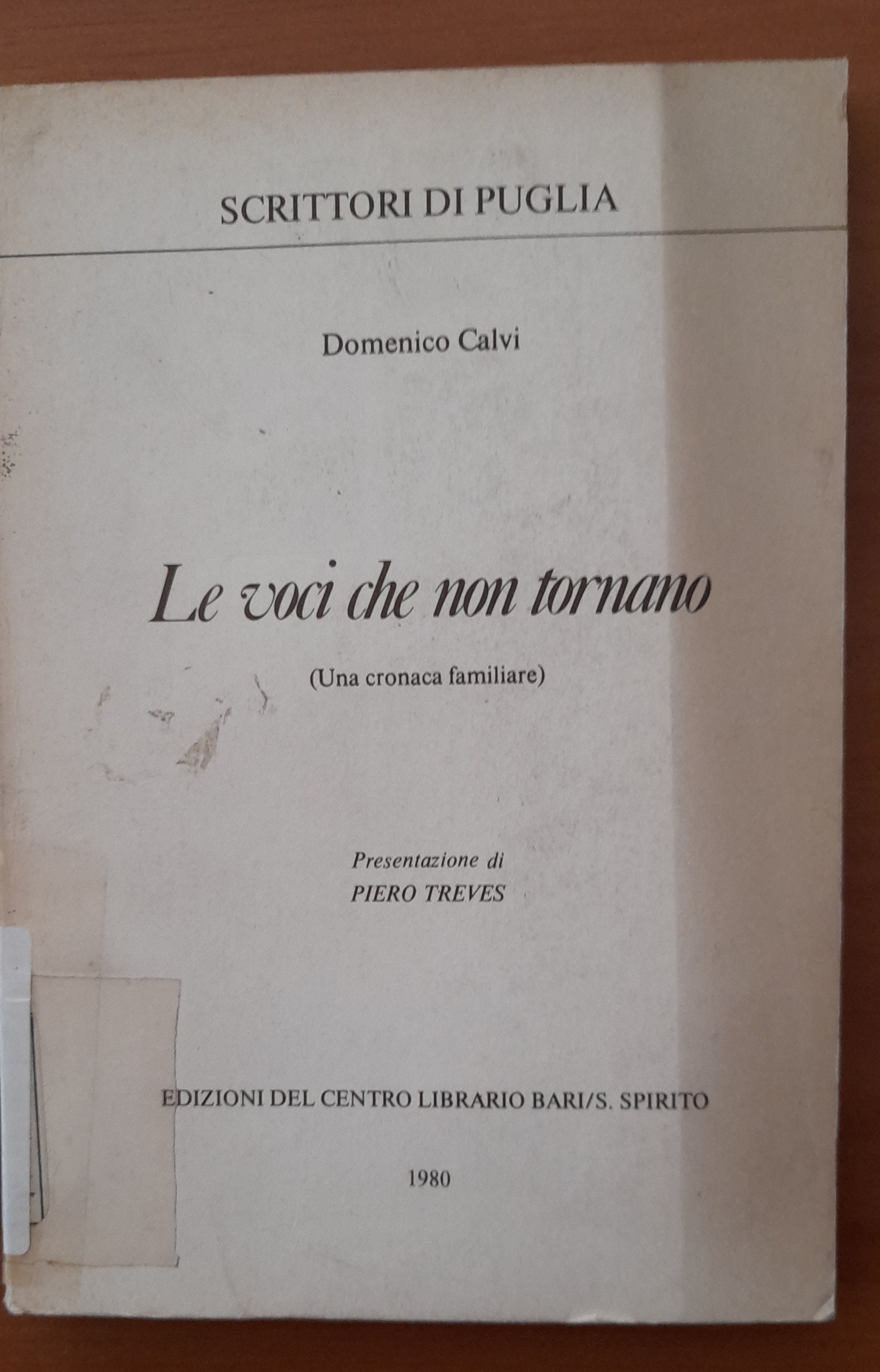 Le voci che non tornano