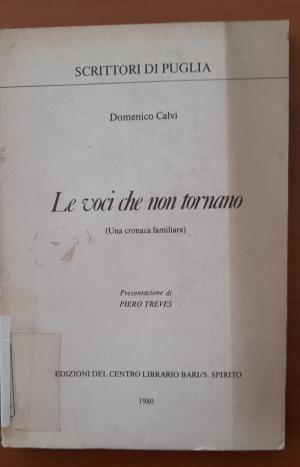 Le voci che non tornano