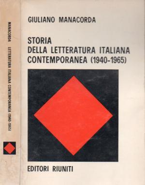 Storia della letteratura italiana contemporanea