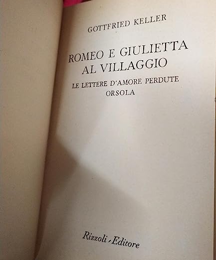 Romeo e Giulietta al villaggio