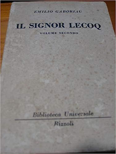 IL SIGNOR LECOQ (VOLUME II)