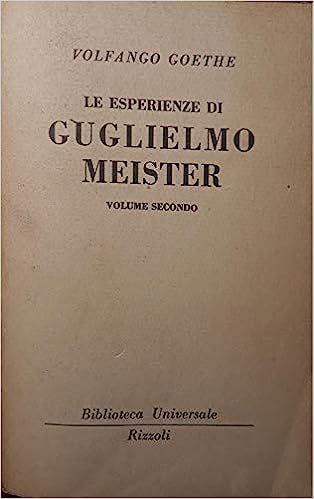 Le esperienze di Guglielmo Meister