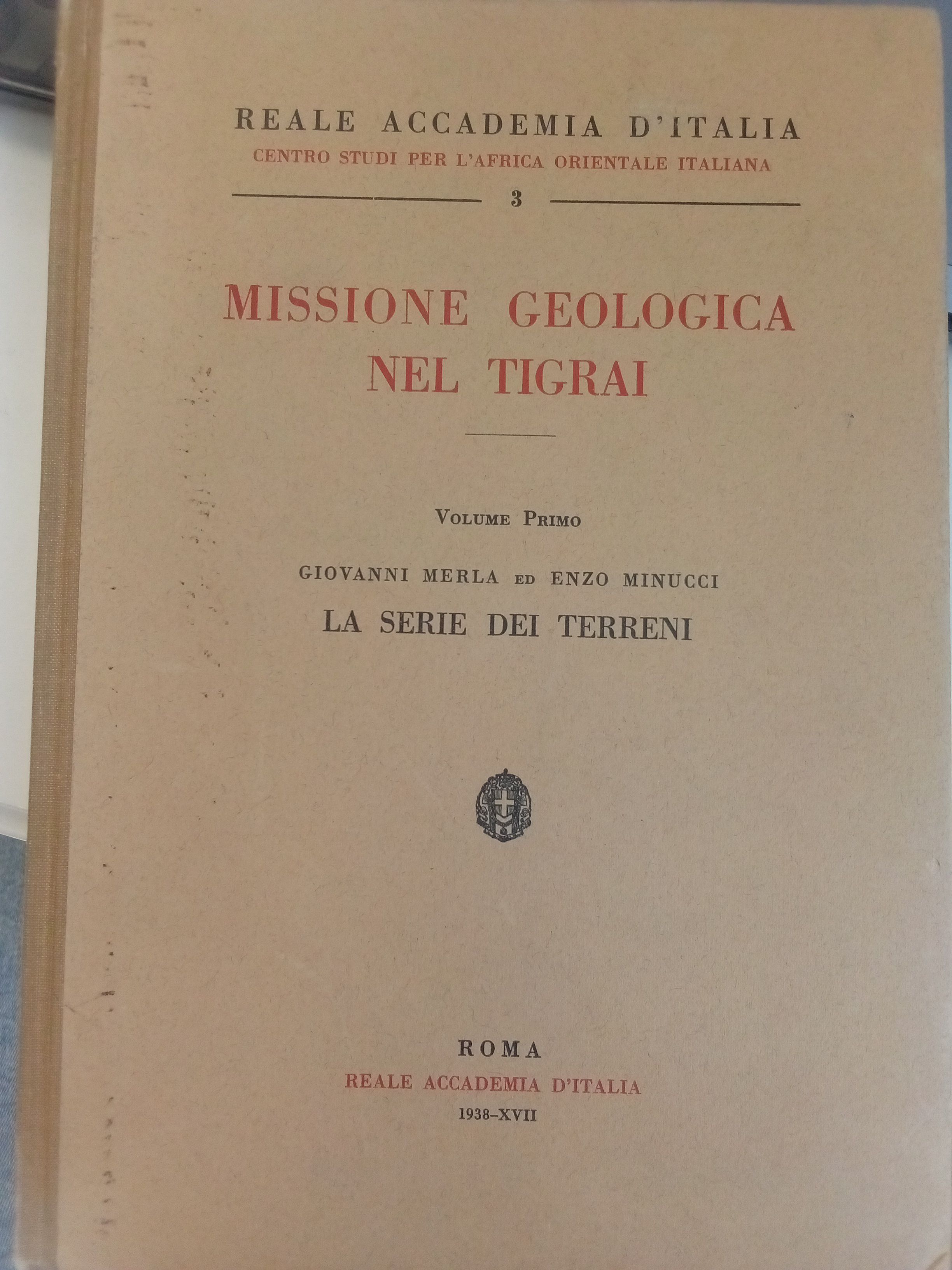 MISSIONE GEOLOGICA NEL TIGRAI