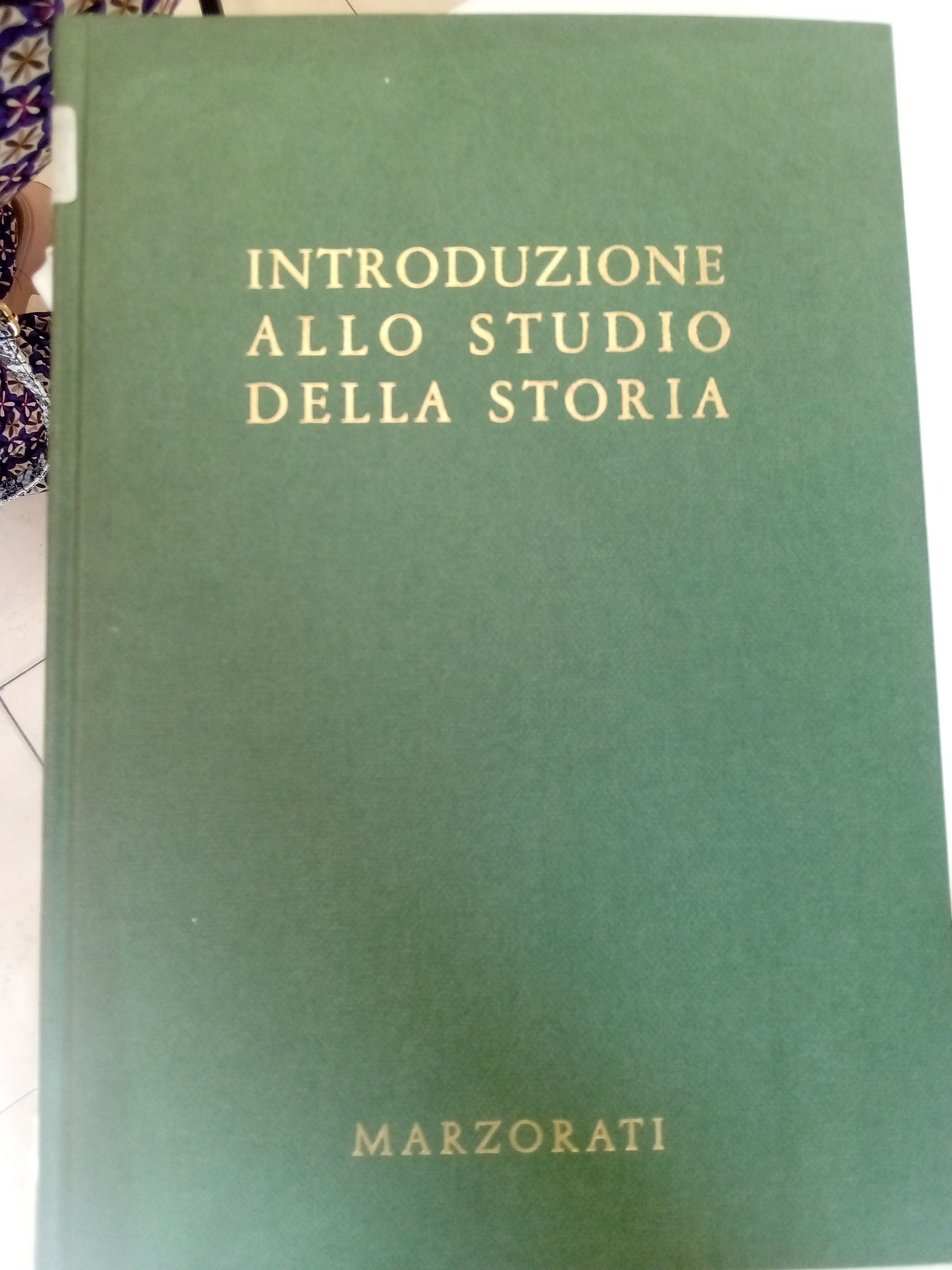 Introduzione allo studio della storia