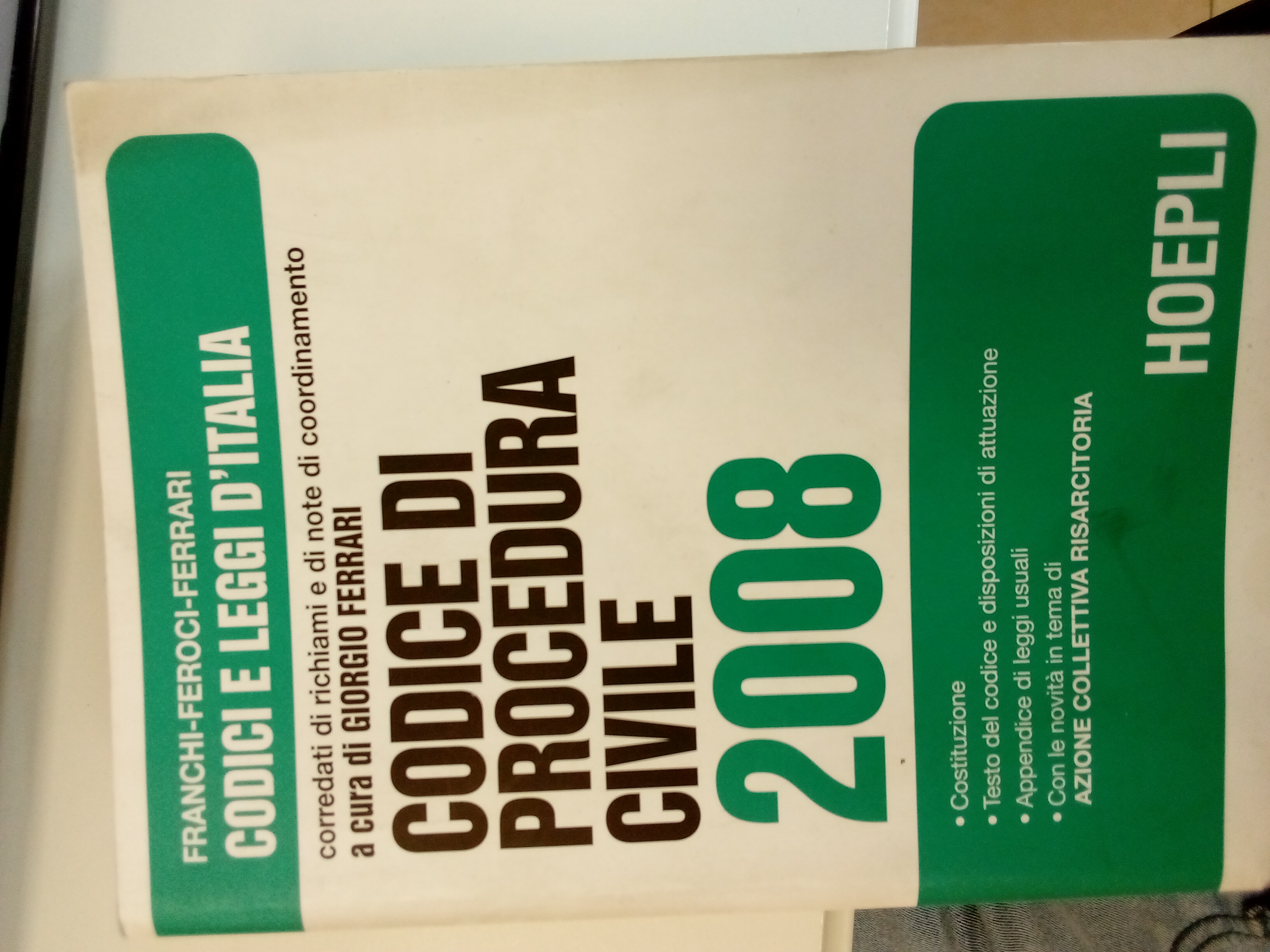 CODICE DI PROCEDURA CIVILE 2008