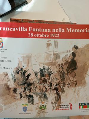 FRANCAVILLA FONTANA NELLA MEMORIA 28 OTTOBRE 1922